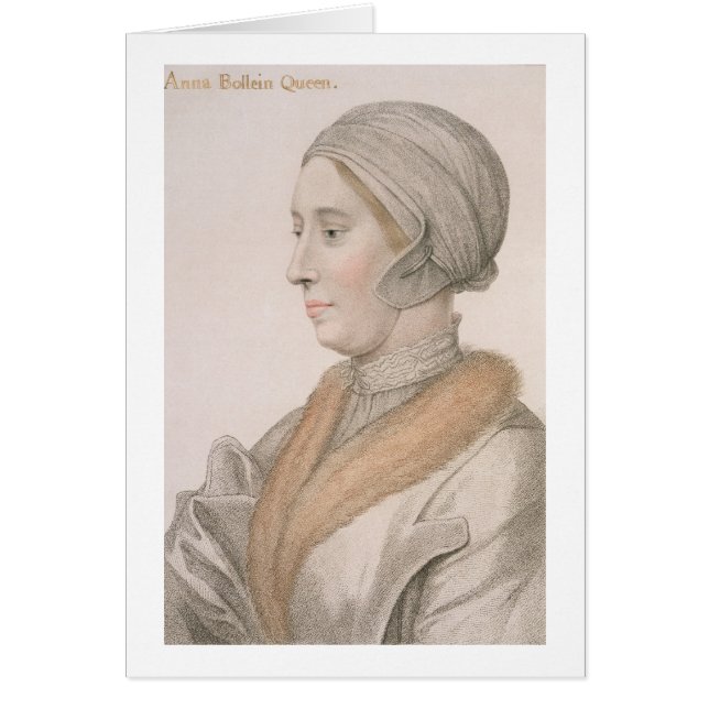 Anne Boleyn (1507-36) engraved by Francesco Bartol (Front)