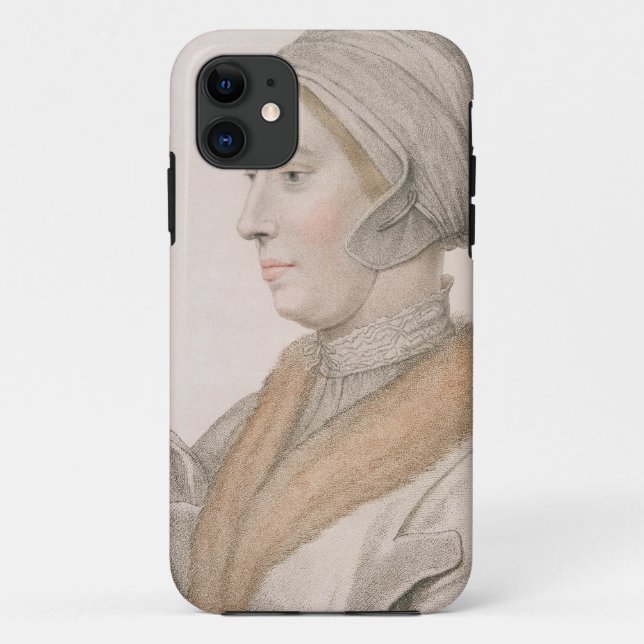 Anne Boleyn (1507-36) engraved by Francesco Bartol Case-Mate iPhone Case (Back)