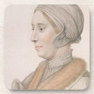 Anne Boleyn (1507-36) engraved by Francesco Bartol Coaster