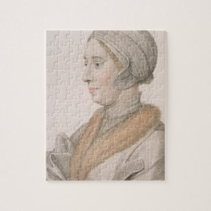 Anne Boleyn (1507-36) engraved by Francesco Bartol Jigsaw Puzzle