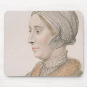 Anne Boleyn (1507-36) engraved by Francesco Bartol Mouse Mat