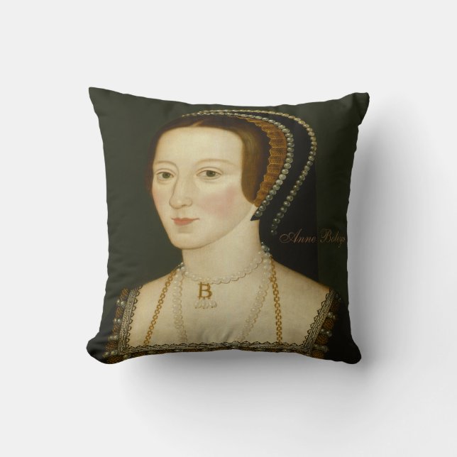 Anne Boleyn 2nd Wife of Henry VIII Cushion (Front)