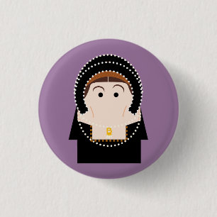 Anne Boleyn 3 Cm Round Badge