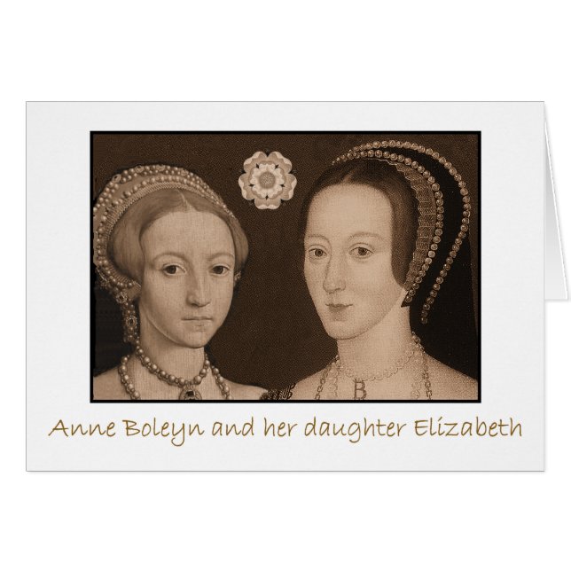 Anne Boleyn and her daughter Elizabeth (Front Horizontal)