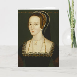 Anne Boleyn - Blank Greeting Card