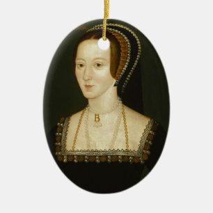 Anne Boleyn Ceramic Tree Decoration