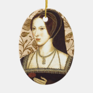 Anne Boleyn Ceramic Tree Decoration