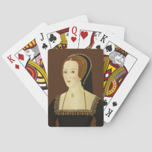 Anne Boleyn - historical illustration Playing Cards