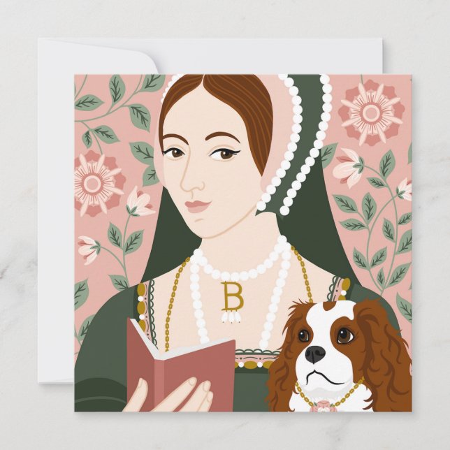 Anne Boleyn Illustration card (Front)