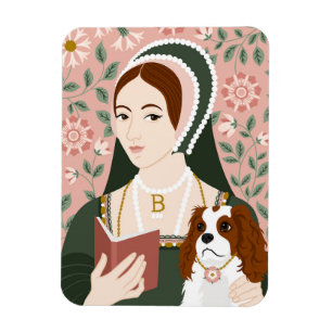 Anne Boleyn Illustration Magnet