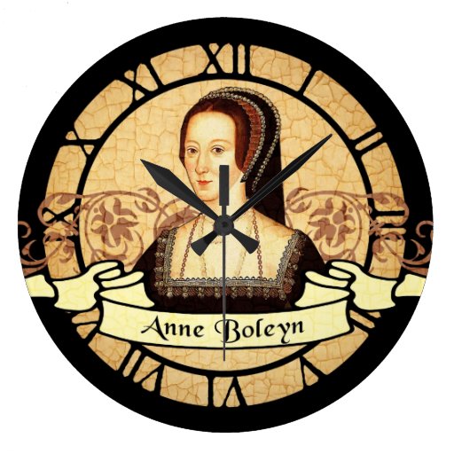 Image of Anne Boleyn Large Clock
