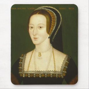 Anne Boleyn Second Wife of Henry VIII Portrait Mouse Mat