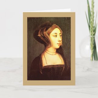 Anne Boleyn wife Henry VIII Greeting Card
