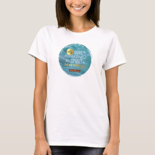Anne Bronte Poem Quote - My Soul is Awakened T-Shirt