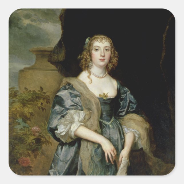 Anne Carr, Countess of Bedford, c.1638 Square Sticker (Front)