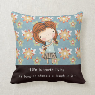 Anne Classic Literature Quote Vintage Nursery Cushion