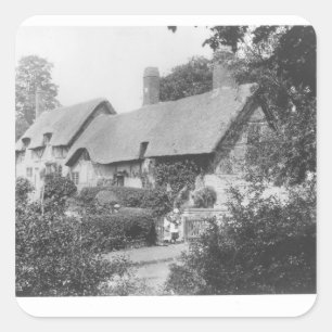 Anne Hathaway's cottage Square Sticker