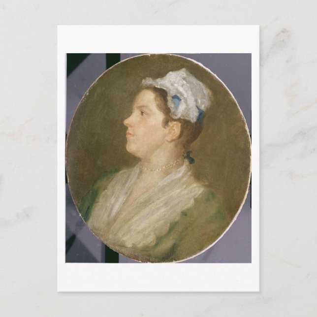 Anne Hogarth (1701-71), c.1740 (oil on canvas) (pr Postcard (Front)