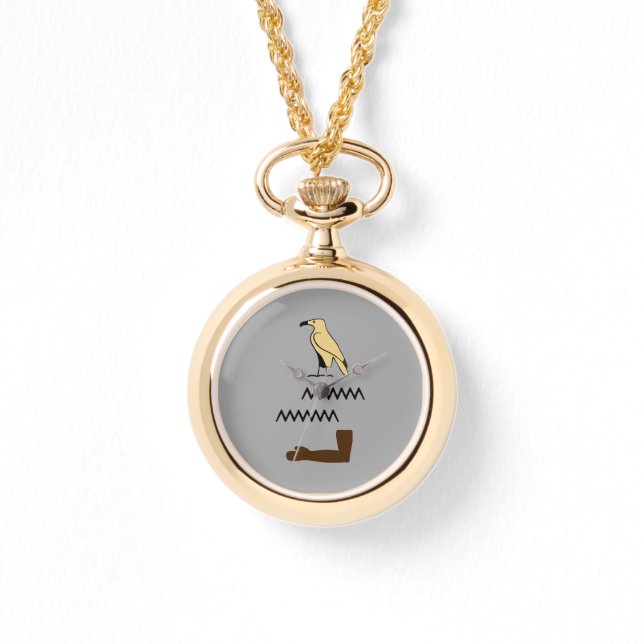 Anne Name in Hieroglyphs symbols of ancient Egypt  Watch (Front)