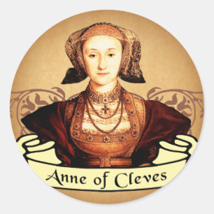 Anne of Cleves Classic Round Sticker