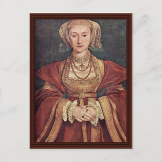 Anne Of Cleves. Hans Holbein The Younger Postcard
