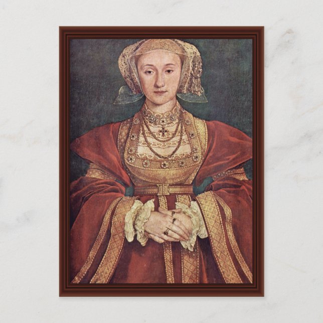 Anne Of Cleves. Hans Holbein The Younger Postcard (Front)