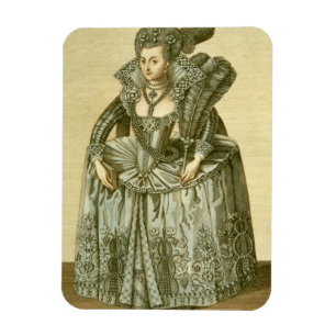 Anne of Denmark (1574-1619) wife of James I, illus Magnet