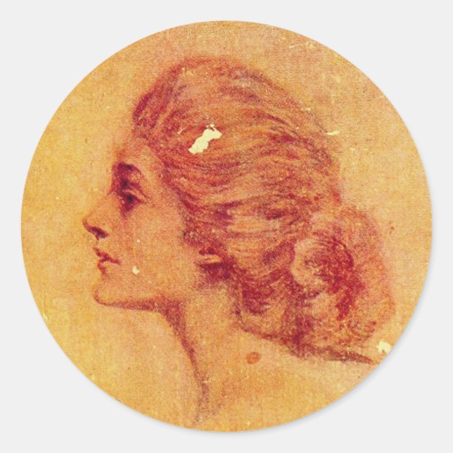 Anne of Green Gables | Classic Round Sticker (Front)