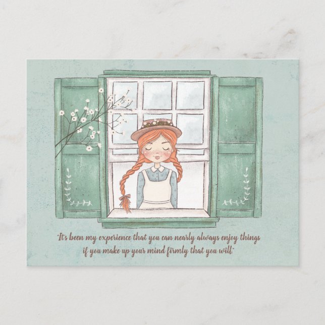 Anne of Green Gables Enjoy Things Postcard (Front)