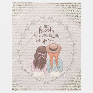 Anne of Green Gables Fleece Blanket