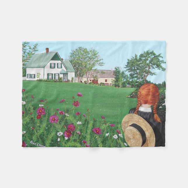 Anne of Green Gables Fleece Blanket, Small (Front (Horizontal))