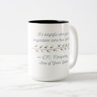 Anne of Green Gables Inspired  Two-Tone Coffee Mug