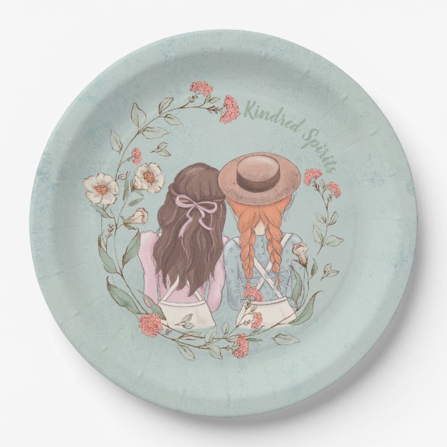 Anne of Green Gables Kindred Spirit Paper Plates (Front)