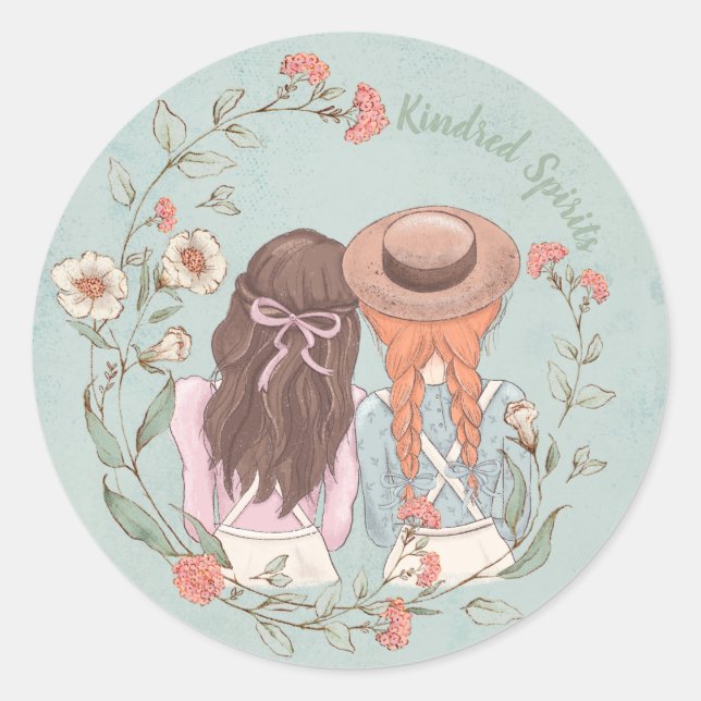 Anne of Green Gables Kindred Spirit sticker (Front)