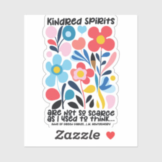 Anne of Green Gables Kindred Spirits Sticker