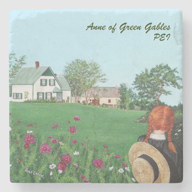 Anne of Green Gables Marble Stone Coaster (Front)
