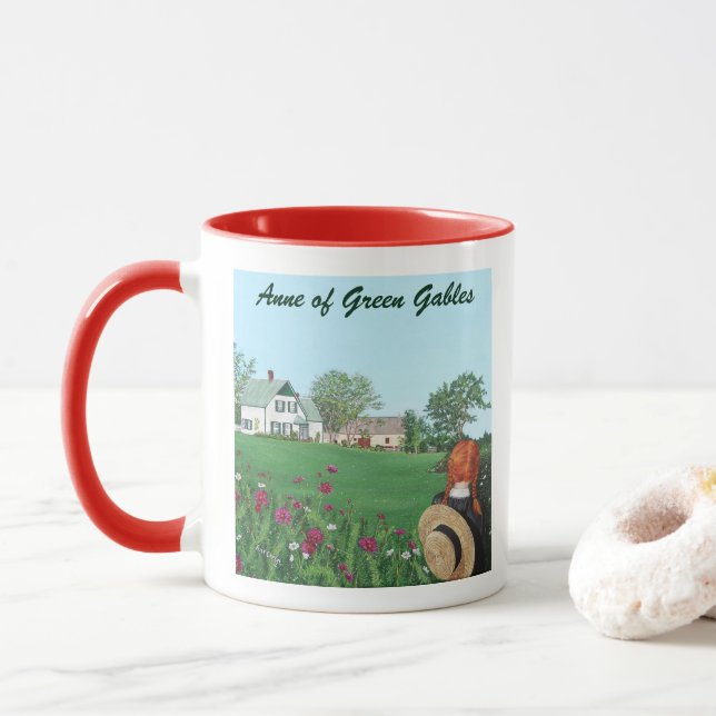 Anne of Green Gables Mug (With Donut)