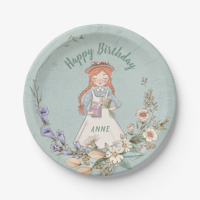 Anne of Green Gables Paper Plate (Front)