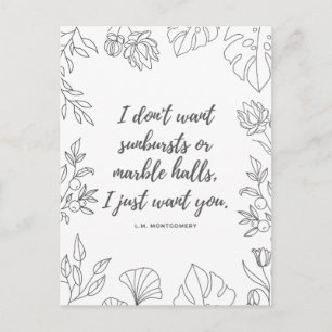 Anne of Green Gables Quote Postcard