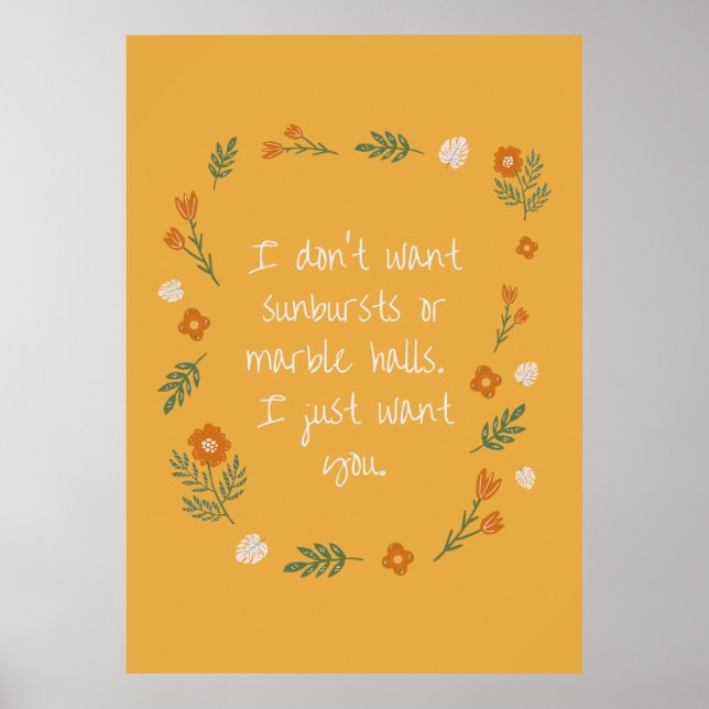 Anne of Green Gables Quote Poster (Front)