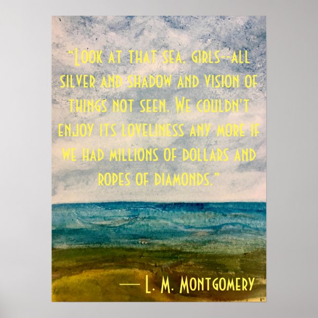 Anne of Green Gables Quote Poster (Front)
