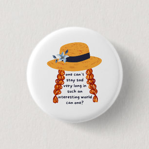 Anne Of Green Gables Shirley Book Quote 3 Cm Round Badge