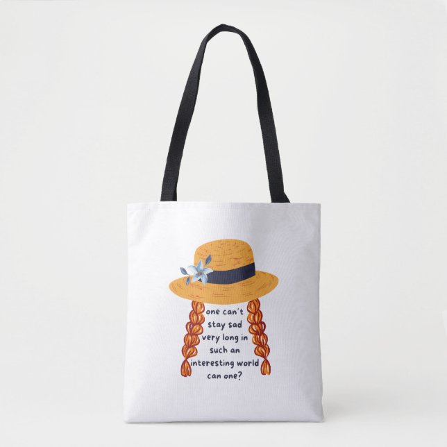 Anne Of Green Gables Shirley Book Quote Tote Bag (Front)