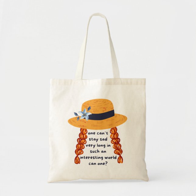 Anne Of Green Gables Shirley Book Quote Tote Bag (Front)