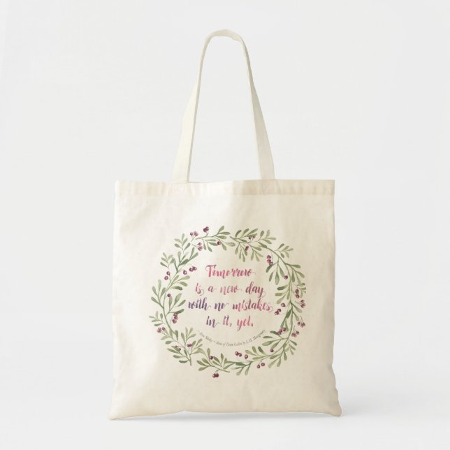 Anne of Green Gables Tote - Tomorrow... Quote Bag (Front)