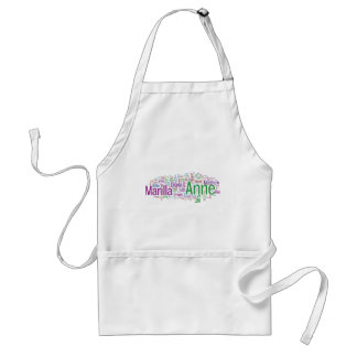 Anne of Green Gables Word Cloud Standard Apron