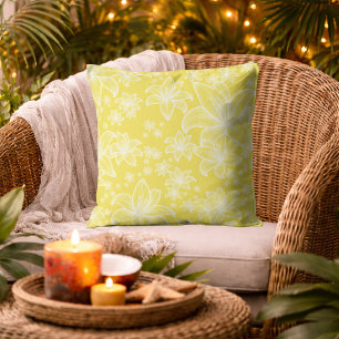 Anne 💛 Soft Yellow Floral Cushion