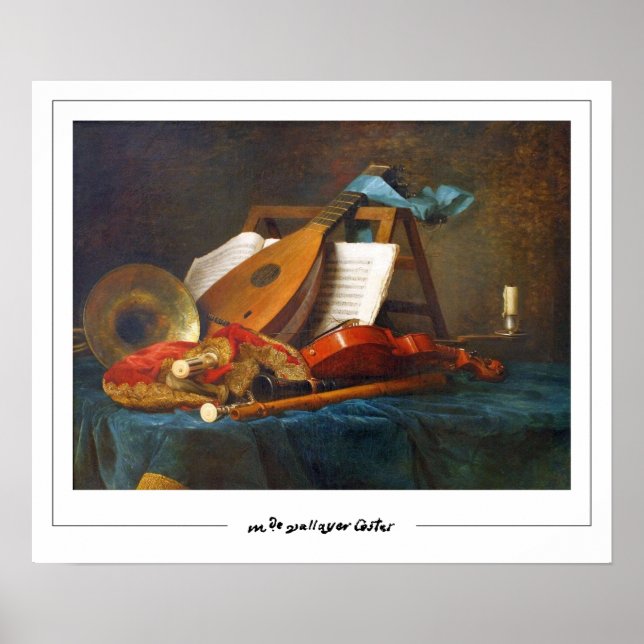 Anne Vallayer-Coster Zedign Art Poster #10 (Front)