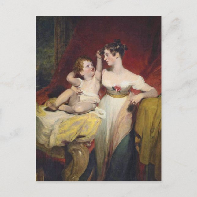 Anne, Viscountess Pollington, Countess Postcard (Front)