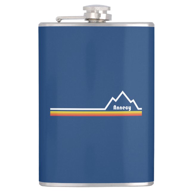 Annecy, France Hip Flask (Front)